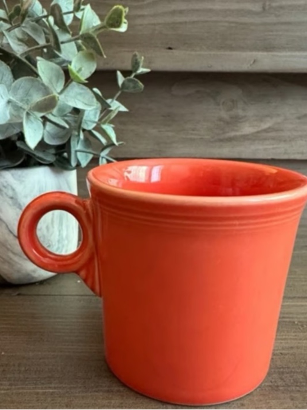 Orange Ceramic Coffee Mug - Unbranded